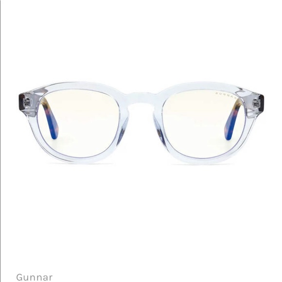 Gunnar Emery Computer Glasses with Crystal Tortoise Frame and Clear Lens - Picture 3 of 3